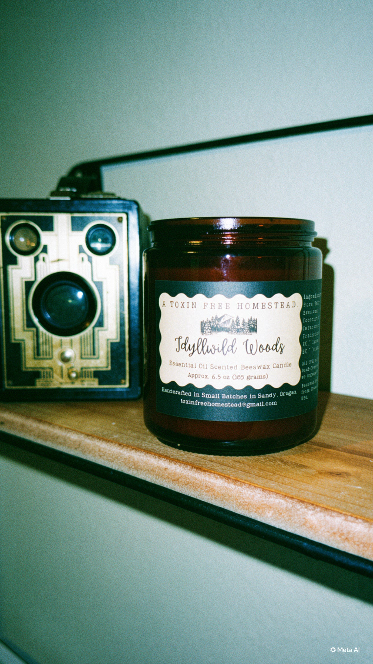Idyllwild Woods Aromatherapy Beeswax Candle (6.5 oz)