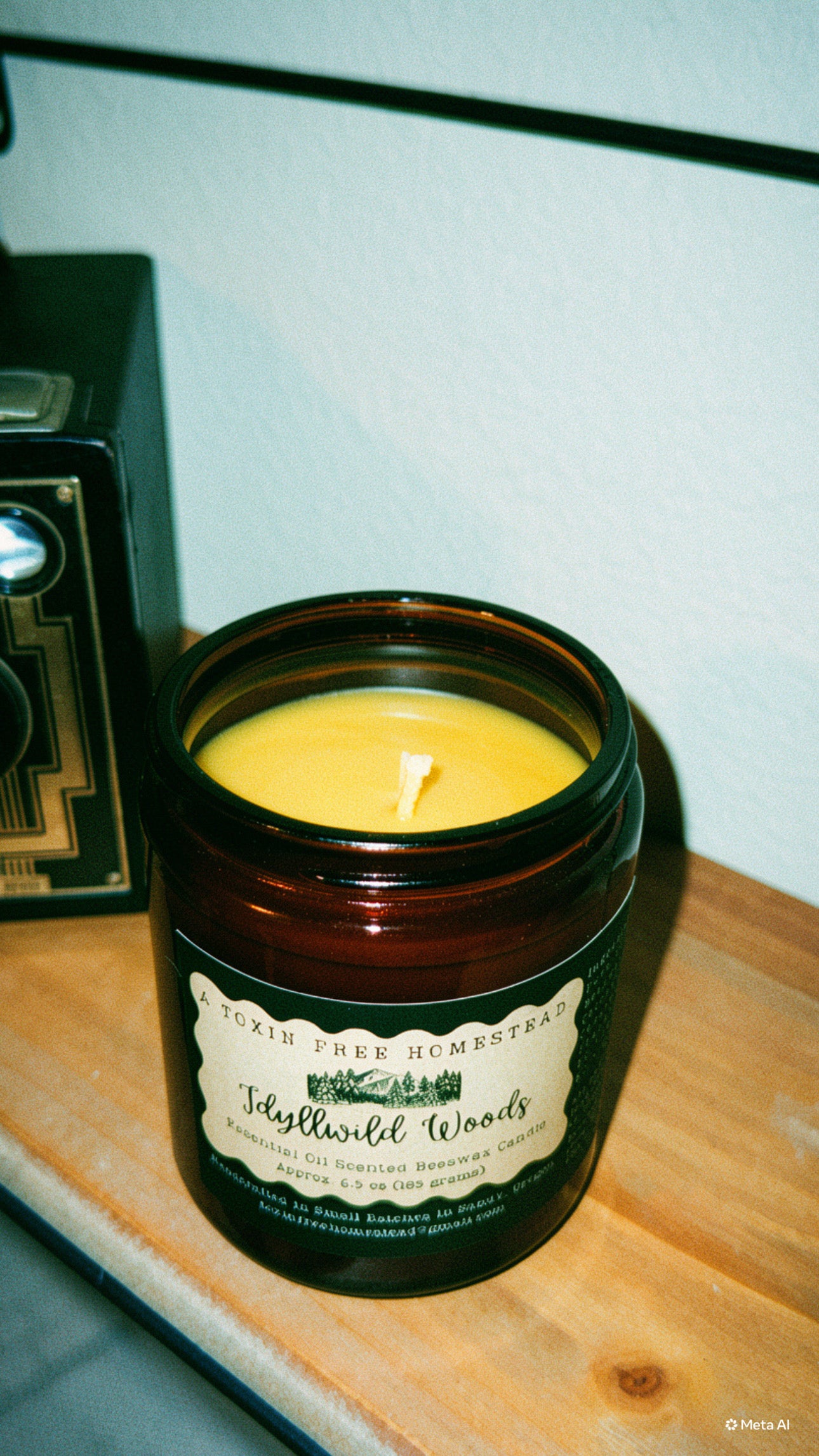 Idyllwild Woods Aromatherapy Beeswax Candle (6.5 oz)