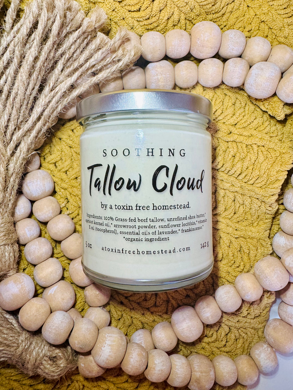 Whipped Tallow Cloud for Body, 4.5 oz