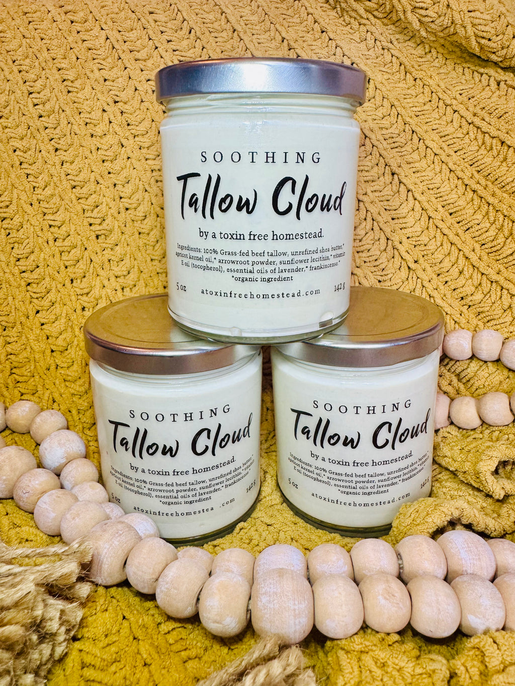 Whipped Tallow Cloud for Body, 4.5 oz