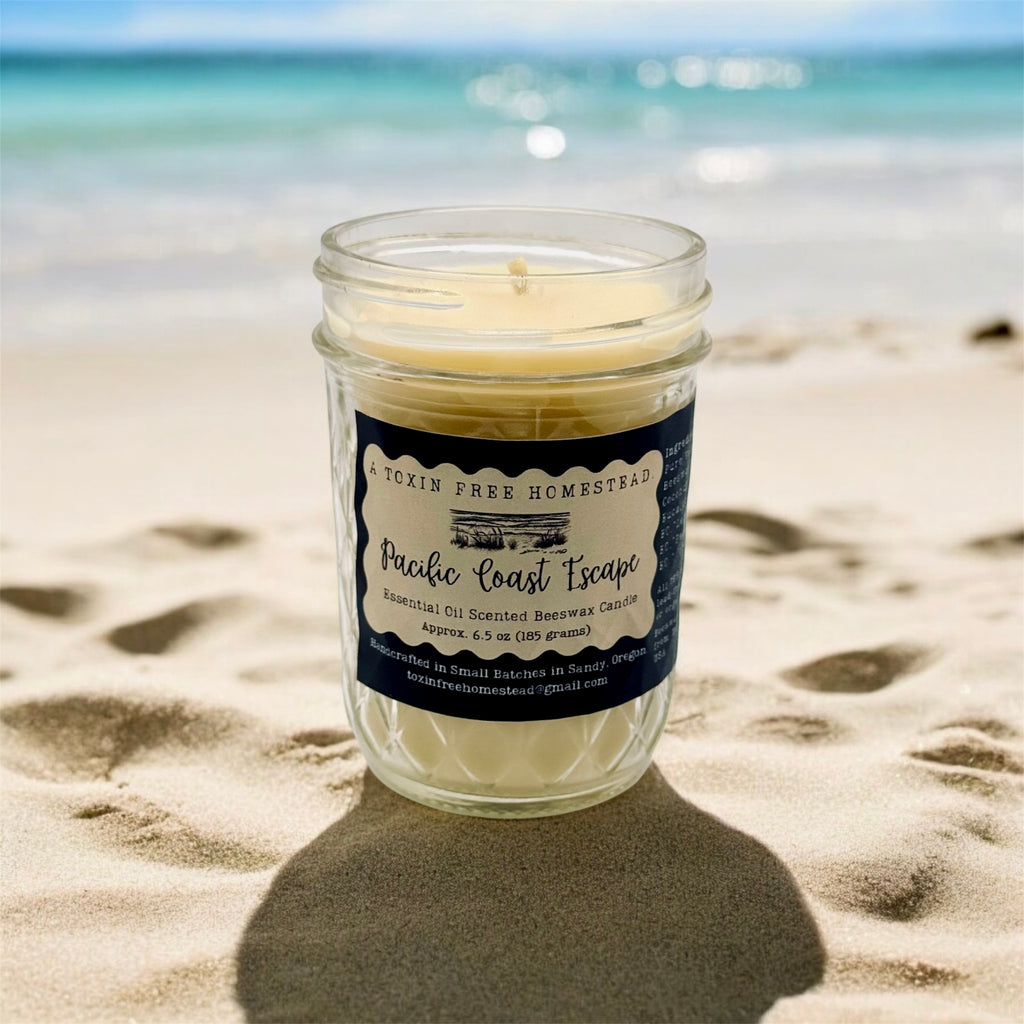Pacific Coast Escape Aromatherapy Beeswax Candle