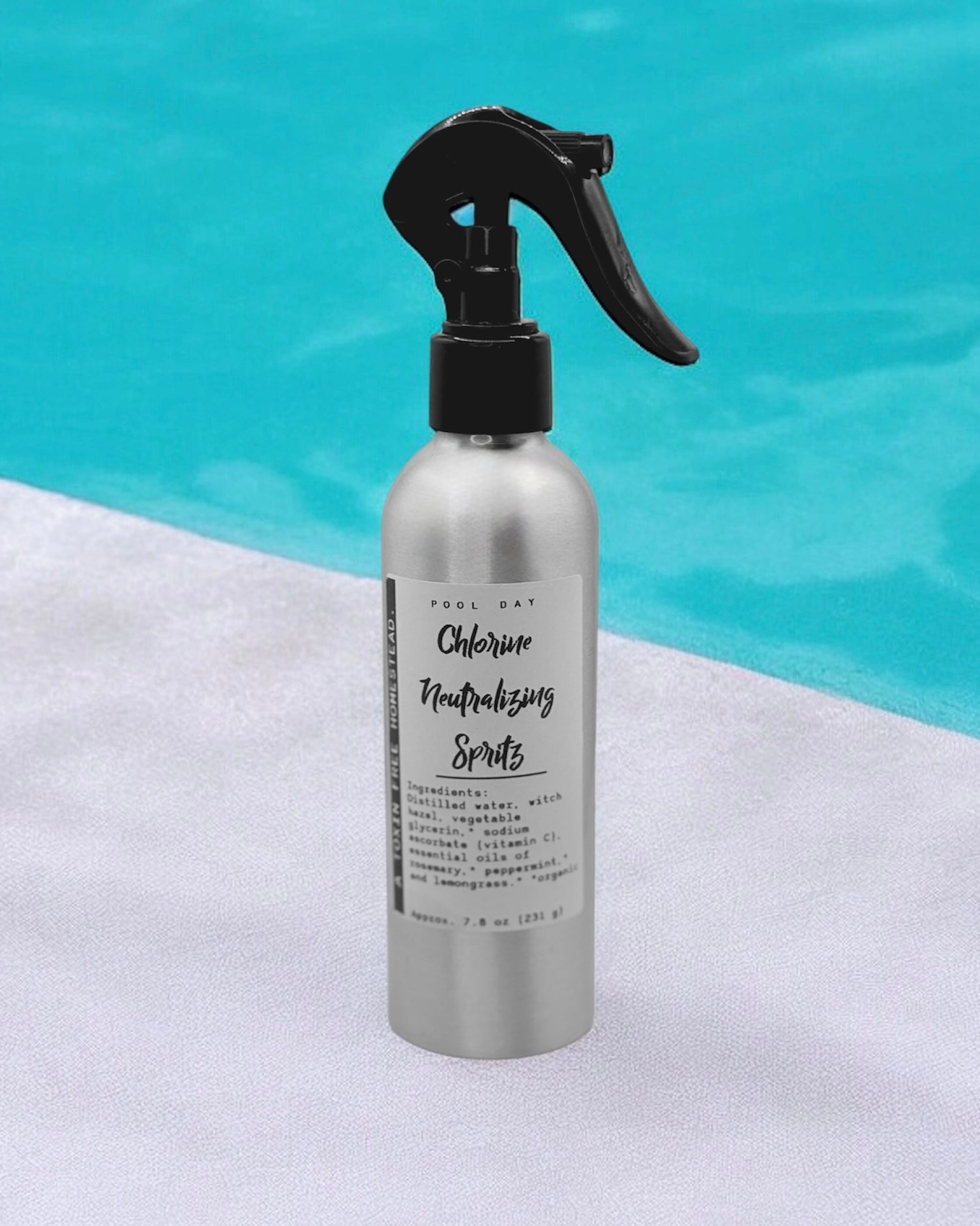 Chlorine Neutralizing Spray for Pool Days (Vitamin C)