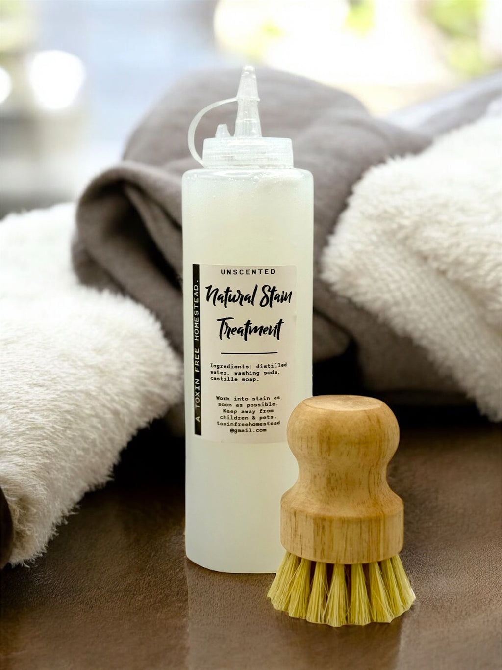 Natural Bamboo Bristle Brush